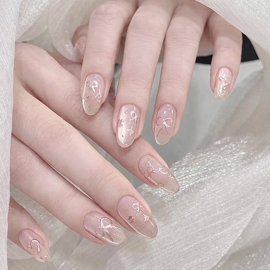 ミルクベージュ｜上品ナチュラルネイルチップ [na0001]